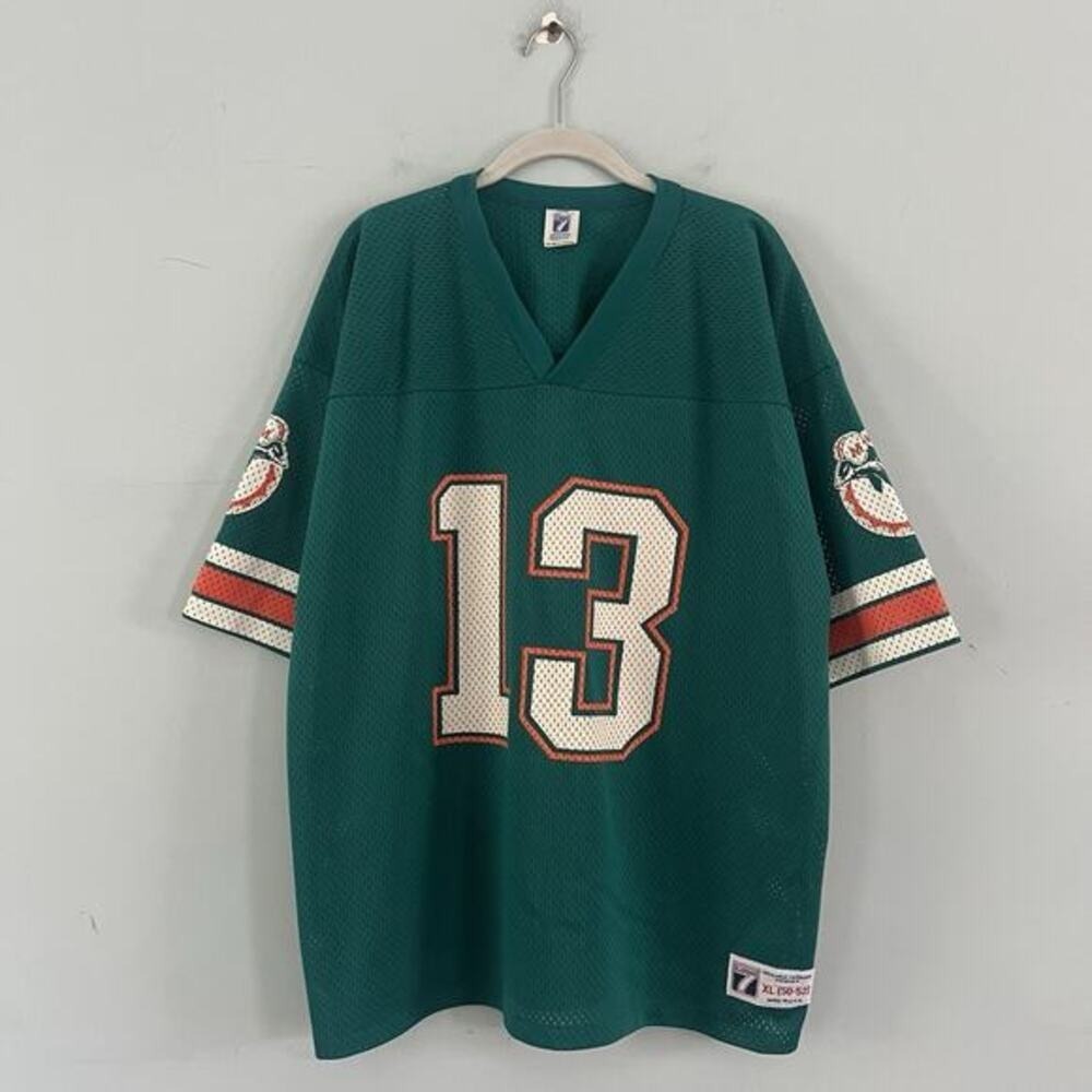 Vintage Miami Dolphins Dan Marino #13 Logo 7 NFL Football Jersey